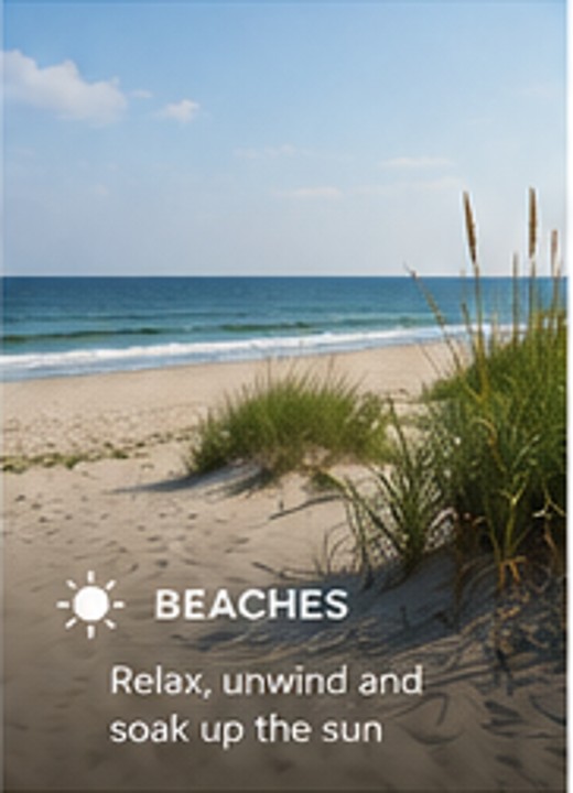 Sandy beach and dunes